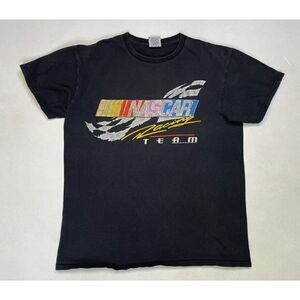 Junk Food Nascar Racing Team Graphic T-shirt Women Small Black
